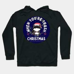 Trash Panda Christmas Hoodie